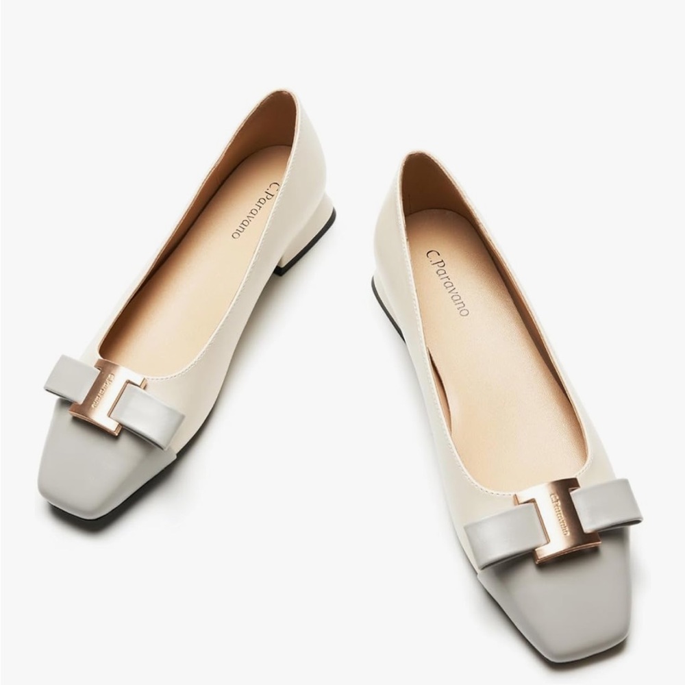 NIB C.Paravano Ballet Flats with Bow